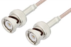 BNC Male to BNC Male Cable Using 75 Ohm RG179 Coax