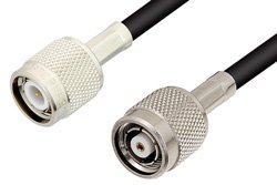 TNC Male to Reverse Polarity TNC Male Cable Using PE-C195 Coax