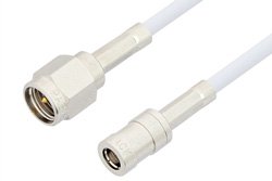SMA Male to SMB Plug Cable 72 Inch Length Using RG188 Coax, RoHS