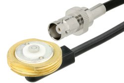 BNC Female to NMO Mount Connector Cable 60 Inch Length Using RG58 Coax