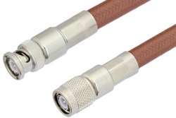 TNC Male to BNC Male Cable Using RG393 Coax
