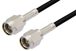 SMA Male to SMA Male Cable Using PE-C100-LSZH Coax