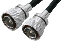 7/16 DIN Male to 7/16 DIN Male Cable Using PE-C195 Coax