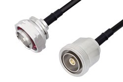 7/16 DIN Male to 7/16 DIN Female Cable 120 Inch Length Using PE-C240 Coax