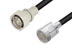 7/16 DIN Male to 7/16 DIN Female Cable Using PE-C600 Coax
