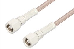 SMC Plug to SMC Plug Cable 24 Inch Length Using RG316 Coax