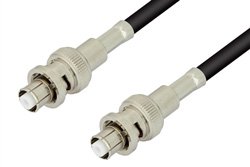 SHV Plug to SHV Plug Cable 24 Inch Length Using RG58 Coax, LF Solder