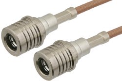 QMA Male to QMA Male Cable 24 Inch Length Using RG316-DS Coax