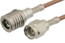 SMA Male to QMA Male Cable 36 Inch Length Using RG316-DS Coax