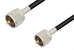 UHF Male to UHF Male Cable 48 Inch Length Using RG223 Coax