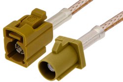 Curry FAKRA Plug to FAKRA Jack Cable Using RG316 Coax