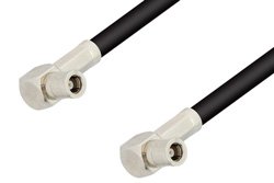 SMB Plug Right Angle to SMB Plug Right Angle Cable Using PE-C195 Coax