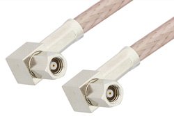 SMC Plug Right Angle to SMC Plug Right Angle Cable Using RG316 Coax