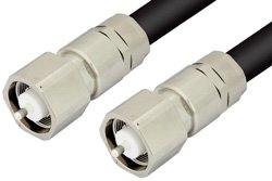 LC Male to LC Male Cable 108 Inch Length Using RG218 Coax