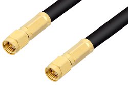 SMA Male to SMA Male Cable 12 Inch Length Using LMR-240 Coax