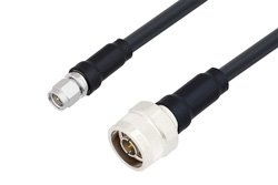 SMA Male to N Male Cable Using LMR-240 Coax