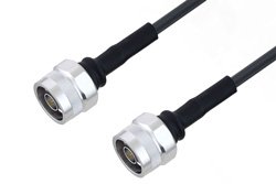 N Male to N Male With Times Connectors Cable 12 Inch Length Using LMR-195 Coax