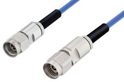 2.4mm Male to 2.92mm Male Cable 50 cm Length Using PE-P086 Coax, LF Solder, RoHS