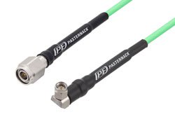 SMA Male Right Angle to TNC Male Low Loss Cable 50 cm Length Using PE-P142LL Coax, RoHS