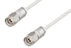 2.92mm Male to 2.92mm Male Cable 12 Inch Length Using PE-SR405FL Coax