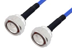 7/16 DIN Male to 7/16 DIN Male LSZH Jacketed Low PIM Cable Using SR401FLJ Low PIM Coax with HeatShrink, RoHS