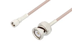 SMC Plug to BNC Male Cable 72 Inch Length Using RG316 Coax