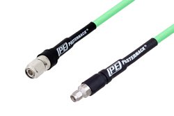 SMA Male to TNC Male Low Loss Test Cable 100 cm Length Using PE-P300LL Coax, RoHS