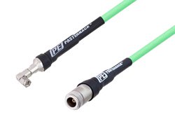 SMA Male Right Angle to N Female Low Loss Test Cable 12 Inch Length Using PE-P300LL Coax