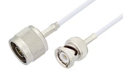 N Male to BNC Male Cable 72 Inch Length Using RG188 Coax