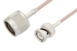 N Male to BNC Male Cable Using RG316 Coax