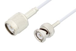 TNC Male to BNC Male Cable 60 Inch Length Using RG188 Coax