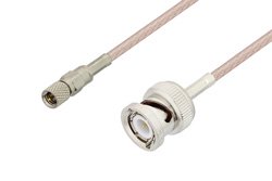 10-32 Male to BNC Male Cable 48 Inch Length Using RG316 Coax