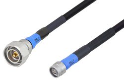Handheld RF Analyzer Rugged Phase Stable Cable N Male to 7/16 DIN Male Cable Using PE-FF430 Coax, RoHS