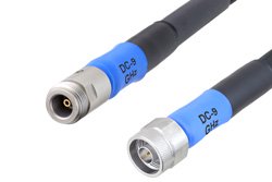 Handheld RF Analyzer Rugged Phase Stable Cable N Male to N Female Cable 60 Inch Length Using PE-FF430 Coax, RoHS