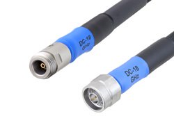 Handheld RF Analyzer Rugged Phase Stable Cable N Male to N Female Low PIM Cable 100 cm Length Using PE-FF430 Coax, RoHS