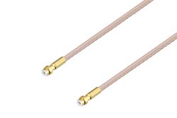 Snap-On MMBX Plug to Snap-On MMBX Plug Cable 24 Inch Length Using RG316-DS Coax
