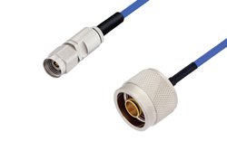 2.4mm Male to N Male Cable Using PE-P086 Coax