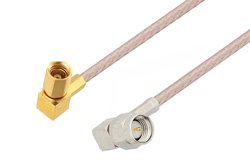 SMA Male Right Angle to SSMC Plug Right Angle Cable 72 Inch Length Using RG316 Coax