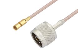 N Male to SSMC Plug Cable 72 Inch Length Using RG316 Coax
