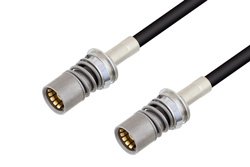 Snap-On BMA Jack to Snap-On BMA Jack Cable Using LMR-100 Coax