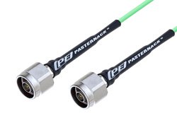 N Male to N Male Low Loss Cable Using PE-P160LL Coax