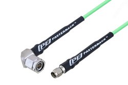SMA Male to TNC Male Right Angle Low Loss Cable 100 CM Length Using PE-P160LL Coax