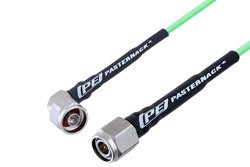 N Male Right Angle to TNC Male Low Loss Cable 36 Inch Length Using PE-P160LL Coax
