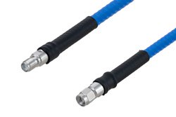 Plenum SMA Male to SMA Female Low PIM Cable 100 cm Length Using SPP-250-LLPL Coax , LF Solder