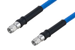Plenum SMA Male to SMA Male Low PIM Cable 150 cm Length Using SPP-250-LLPL Coax , LF Solder