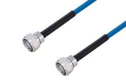 Plenum 4.3-10 Male to 4.3-10 Male Low PIM Cable Using SPP-250-LLPL Coax Using Times Microwave Parts
