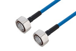 Plenum 7/16 DIN Male to 7/16 DIN Male Low PIM Cable Using SPP-250-LLPL Coax Using Times Microwave Parts