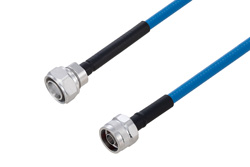 Plenum 4.3-10 Male to N Male Low PIM Cable 200 cm Length Using SPP-250-LLPL Coax Using Times Microwave Parts