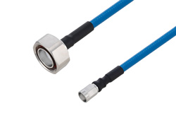 Plenum 7/16 DIN Male to NEX10 Male Low PIM Cable Using SPP-250-LLPL Coax Using Times Microwave Parts