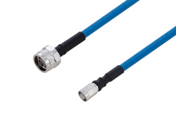 Plenum N Male to NEX10 Male Low PIM Cable 12 Inch Length Using SPP-250-LLPL Coax Using Times Microwave Parts